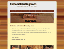 Tablet Screenshot of branding-irons.biz